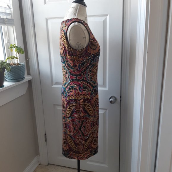 Joseph Ribkoff Patterned Dress - Picture 4 of 5